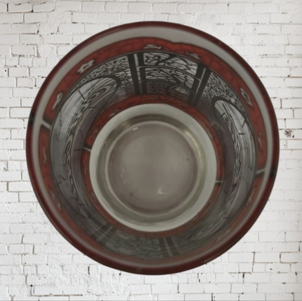VINTAGE COCA-COLA STAINED GLASS STYLE GLASS - Picture 5 of 8